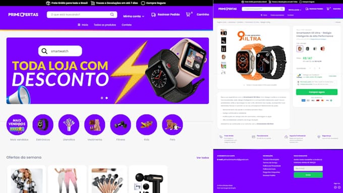 Site modelo Dropshipping - Imagem 2